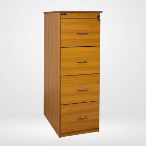 Wooden Filing Cabinet 4 Drawers